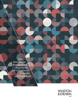 2021 Investment Management Regulatory and Compliance Calendar and Guidebook