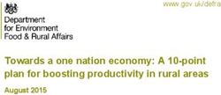 Towards a one nation economy: A 10-point plan for boosting productivity in rural areas - August 2015
