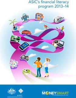 ASIC's financial literacy program 2013-14