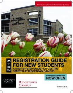 REGISTRATION GUIDE FOR NEW STUDENTS - NOW OPEN A STEP-BY-STEP GUIDE FOR GETTING STARTED AT RIDGETOWN CAMPUS