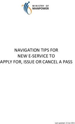 NAVIGATION TIPS FOR NEW E-SERVICE TO APPLY FOR, ISSUE OR CANCEL A PASS