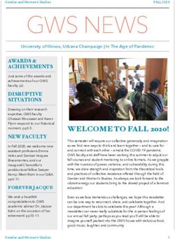 GWS NEWS - Department of Gender and Women's Studies