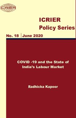 ICRIER Policy Series No. 18 June 2020