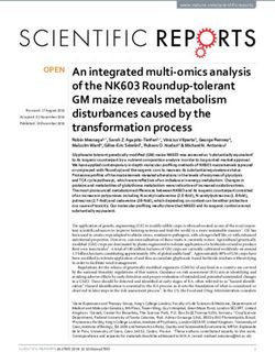 An integrated multi-omics analysis of the NK603 Roundup-tolerant GM maize reveals metabolism disturbances caused by the transformation process