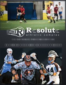 Facility Advertising Packages 2020 - Central Ohio's premier indoor sports complex - Resolute Athletic Complex
