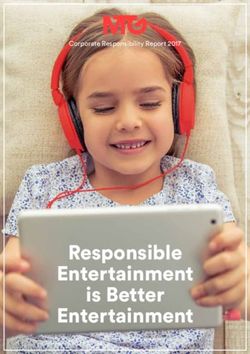 Responsible Entertainment is Better Entertainment - Corporate Responsibility Report 2017 - Modern ...