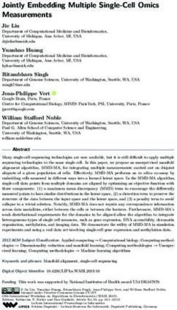 Jointly Embedding Multiple Single-Cell Omics Measurements - Schloss Dagstuhl