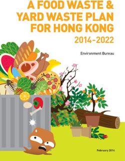 A FOOD WASTE & YARD WASTE PLAN FOR HONG KONG - 2014-2022 Environment Bureau