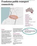 Frankston Public Transport Connectivity - Infrastructure Australia stage 2 submission Long list ideas and multi-criteria analysis - Committee for ...