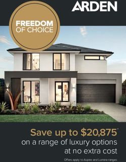 Save up to $20,875* on a range of luxury options at no extra cost - Offers apply to Aspire and Lumina ranges - Arden Homes