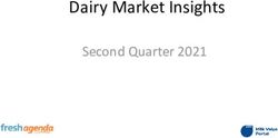 Dairy Market Insights - Second Quarter 2021 - Milk Value Portal