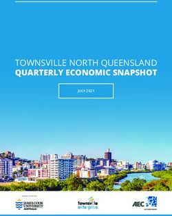 TOWNSVILLE NORTH QUEENSLAND QUARTERLY ECONOMIC SNAPSHOT - JULY 2021 - AWS