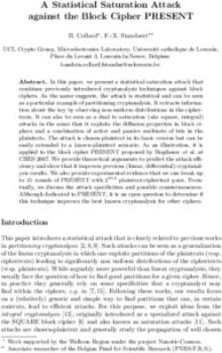 A Statistical Saturation Attack against the Block Cipher PRESENT