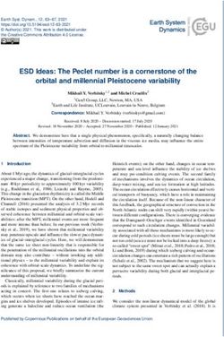 ESD Ideas: The Peclet number is a cornerstone of the orbital and millennial Pleistocene variability