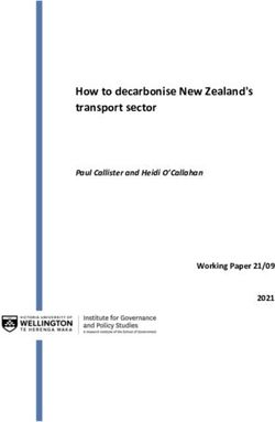 How to decarbonise New Zealand's transport sector - Paul Callister and Heidi O'Callahan - Victoria ...