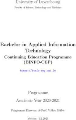 Bachelor in Applied Information Technology