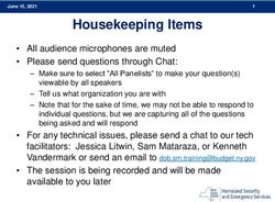 Housekeeping Items - Grants Gateway