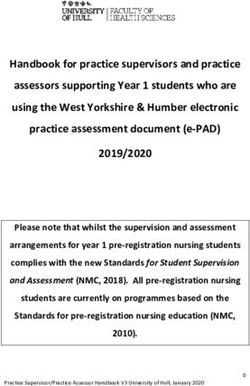 Handbook for practice supervisors and practice assessors supporting Year 1 students who are using the West Yorkshire & Humber electronic practice ...