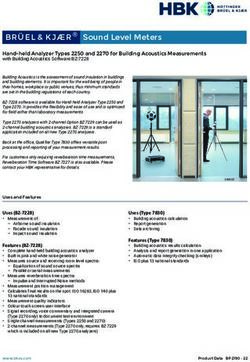 BRÜEL & KJÆR Sound Level Meters - Brüel & Kjaer