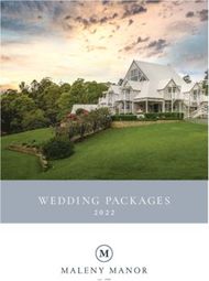 WEDDING PACKAGES - Maleny Manor