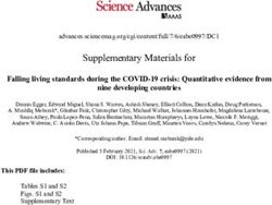 Supplementary Materials for - Falling living standards during the COVID-19 crisis: Quantitative evidence from nine developing countries