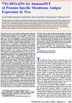 89Zr-DFO-J591 for ImmunoPET of Prostate-Specific Membrane Antigen Expression In Vivo