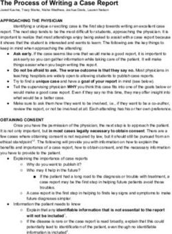 The Process of Writing a Case Report - AAP.org