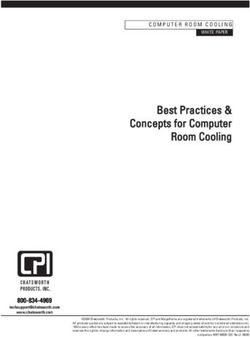 Best Practices & Concepts for Computer Room Cooling