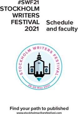 STOCKHOLM WRITERS FESTIVAL 2021 - #SWF21 Schedule and faculty