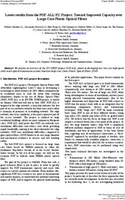 Latest results from the POF-ALL EU Project: Toward Improved Capacity over Large-Core Plastic Optical Fibers