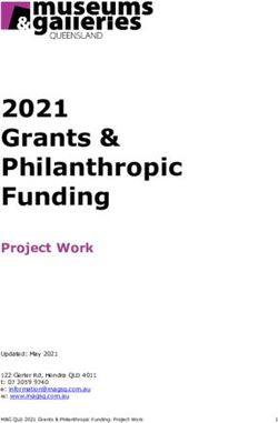 2021 Grants & Philanthropic Funding - Project Work - Museums and ...