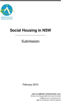 Social Housing in NSW - Submission - February 2015