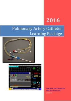 2016 Pulmonary Artery Catheter Learning Package - Paula Nekic, CNE Liverpool ICU SWSLHD, Liverpool ICU