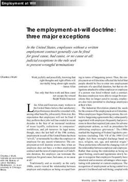 The employment-at-will doctrine: three major exceptions