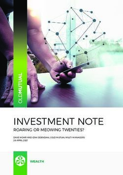 INVESTMENT NOTE ROARING OR MEOWING TWENTIES? - WEALTH - Old Mutual