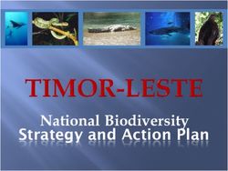 National Biodiversity - Strategy and Action Plan
