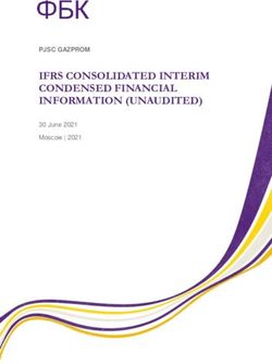 IFRS CONSOLIDATED INTERIM CONDENSED FINANCIAL INFORMATION (UNAUDITED) - PJSC GAZPROM