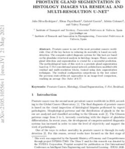 PROSTATE GLAND SEGMENTATION IN HISTOLOGY IMAGES VIA RESIDUAL