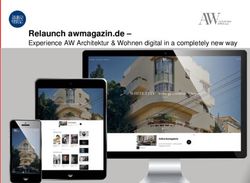 Relaunch awmagazin.de- Experience AW Architektur & Wohnen digital in a completely new way - Jahreszeiten Verlag