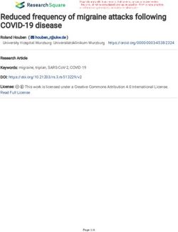 Reduced frequency of migraine attacks following COVID-19 disease