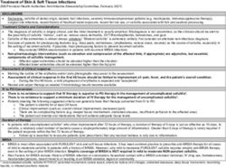 Treatment of Skin & Soft Tissue Infections - Horizon Health ...