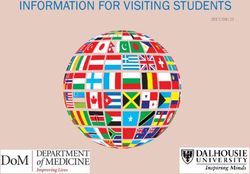 INFORMATION FOR VISITING STUDENTS 2017/08/21 - Dalhousie University ...