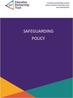 SAFEGUARDING POLICY - Eden School