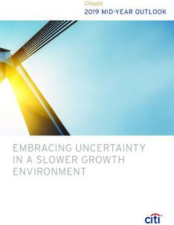 EMBRACING UNCERTAINTY IN A SLOWER GROWTH ENVIRONMENT - 2019 MID-YEAR OUTLOOK Citigold - Citibank Malaysia