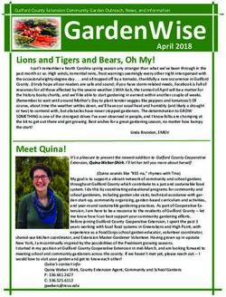 GARDENWISE - GUILFORD COUNTY ...