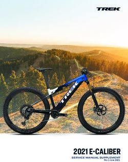 2021 E-CALIBER SERVICE MANUAL SUPPLEMENT - Rev 1 June 2021