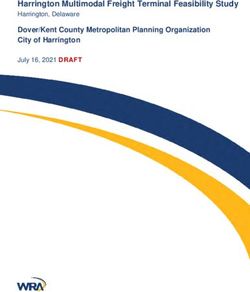 Harrington Multimodal Freight Terminal Feasibility Study - Dover/Kent County Metropolitan Planning Organization City of Harrington July 16, 2021 DRAFT