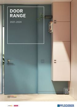 DOOR RANGE 2021-2024 - Pfleiderer