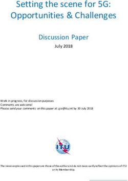 Setting the scene for 5G: Opportunities & Challenges - ITU