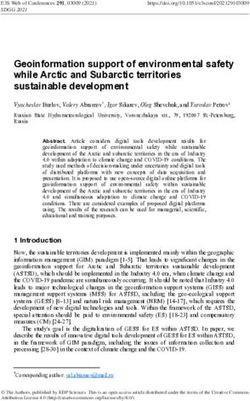 Geoinformation support of environmental safety while Arctic and Subarctic territories sustainable development